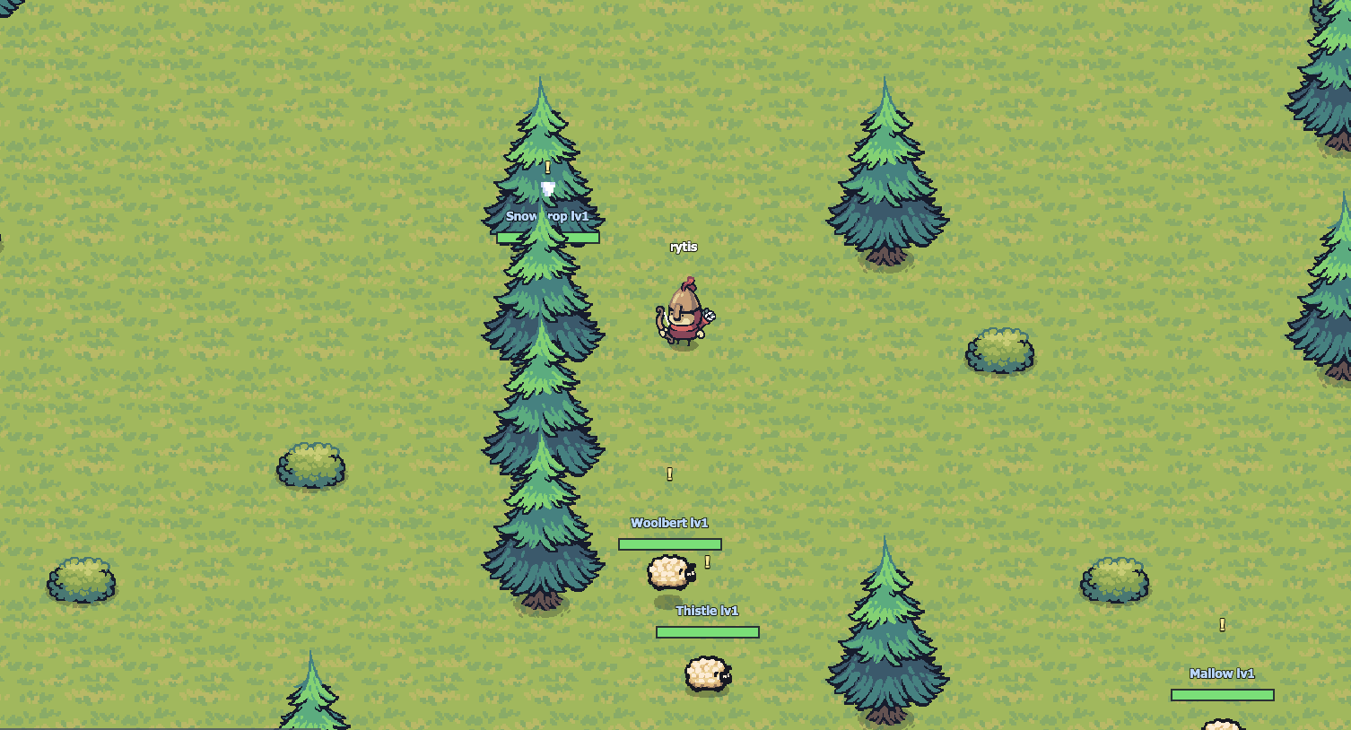 Quests and NPC dialogues in Falkreach